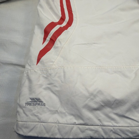Trespass Protekt Waterproof Windproof, Ski Snow Hooded White Jacket Women's Sz L - Picture 10 of 16